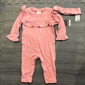 Okie Dokie Soft Pink Baby Outfit
